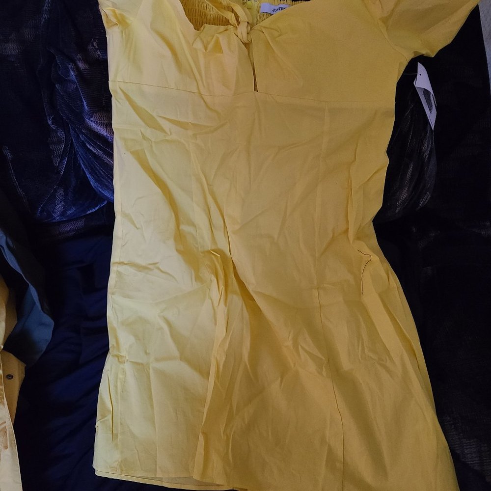 Yellow dress